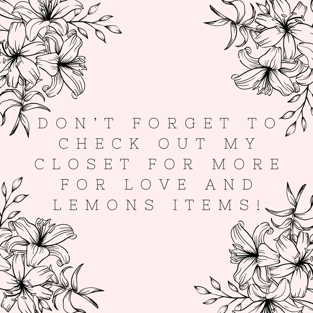 For Love And Lemons new tag